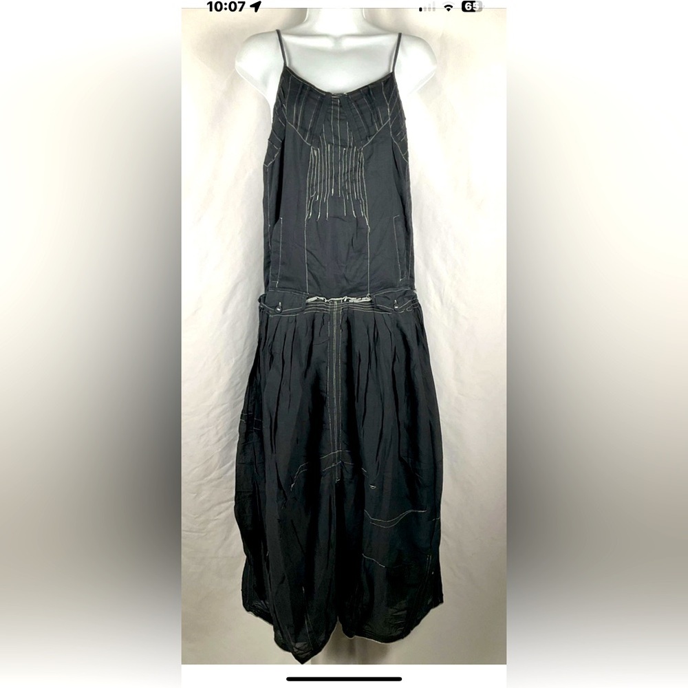 Chaundry K Women’s Dress Size Small Black Steampunk 100% Cotton NWT‎